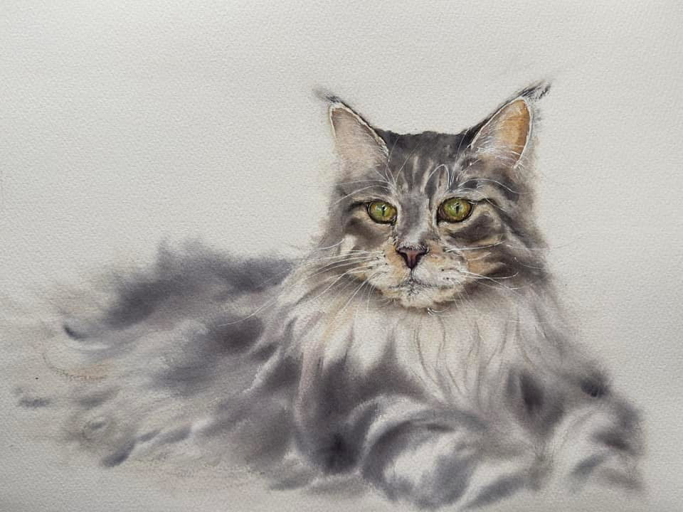 Custom Watercolour Pet, Floral & Landscape Commissions