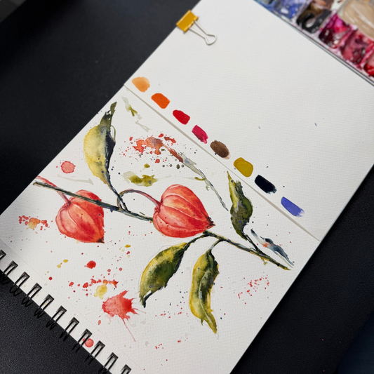 Monthly Watercolour Sketchbook Club For Adults and Teens Aged 16+