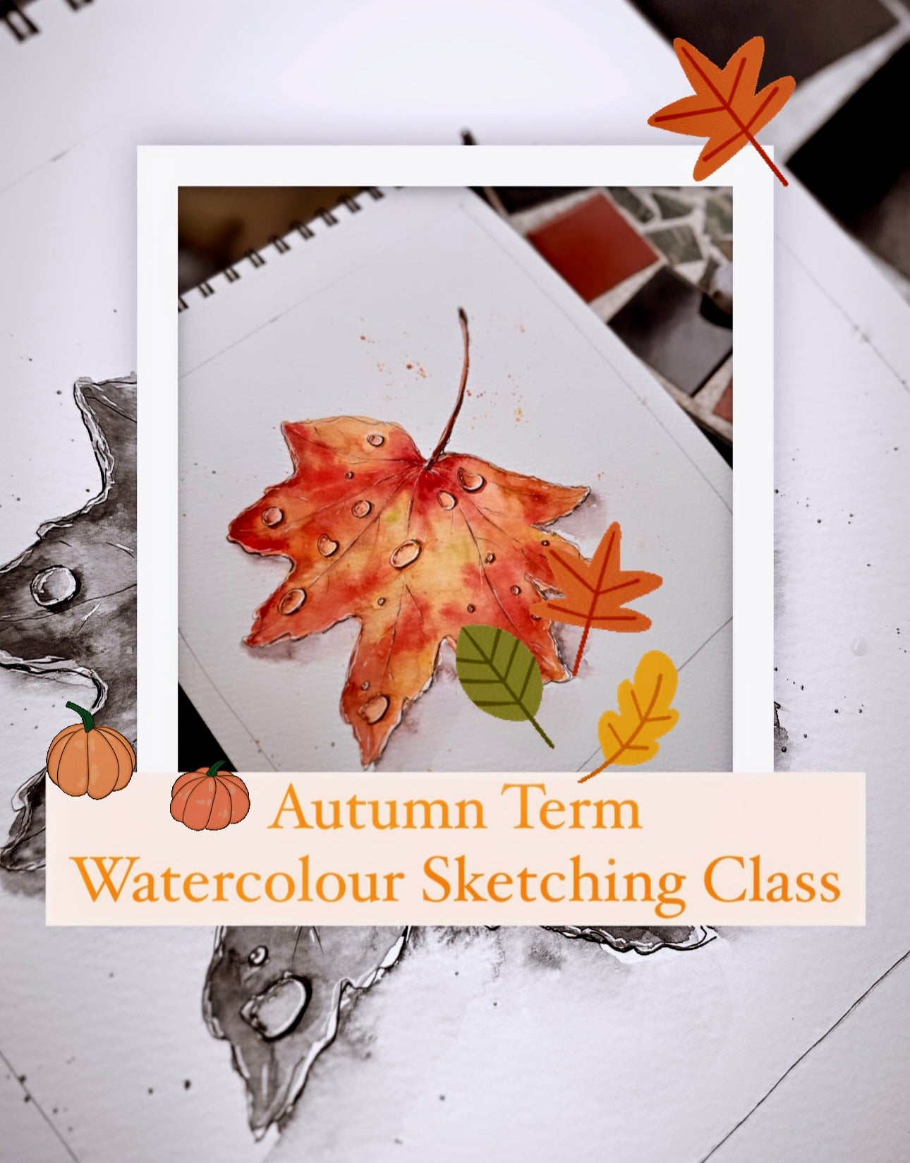 Watercolour Sketching Class for Kids Ages 7-11 (Wednesdays - 7 Weeks)